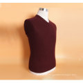 Yak Wool/Cashmere V Neck Pullover Long Sleeve Sweater/Clothing/Garment/Knitwear